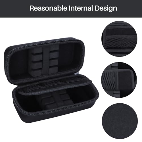 All Black Dart Case for 6 Darts with Accessories - Hard Protective Storage