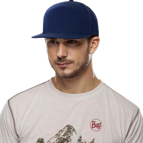 Men Women Quick Dry Flat Brim Baseball Cap Snapback Golf Hat Navy Dark Grey Light Grey