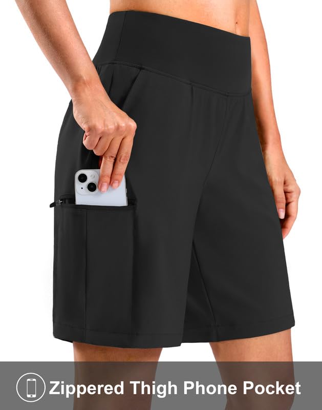 Bikewa Women's Mountain Bike Shorts 4D Padded Cycling Biking Bicycle - Black Large
