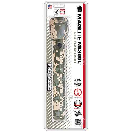 Maglite ML300L LED 3-Cell D Flashlight, Universal Camo Pattern