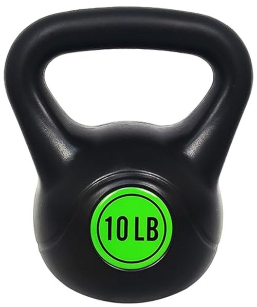 OLIXIS 4-Piece Kettlebell Set, Wide Grip Kettlebell Exercise Fitness Weight Set for Home Gym, Strength Training, 50LBS Set