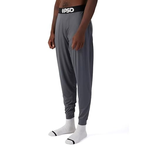 PSD Men's Lounge Pant - Soft Lightweight and Comfortable Tapered Leg Lounge Pant for Men