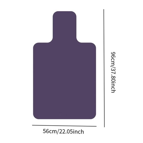 YIJU Pilates Reformer Mat Exercise Mat Portable Thick Professional Rubber Backing Sweat Absorbing with Storage Mesh Bag Towel, Violet