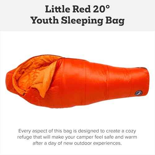 Big Agnes Kids & Youth Sleeping Bag ? Ultralight Cold Weather Backpacking & Camping, Kids, Juniors, Teens, 20 Degrees