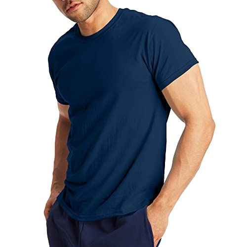 Hanes Mens X-Temp Performance T-Shirt Pack, Cotton Blend Moisture-Wicking Tees for Men, 2-Pack