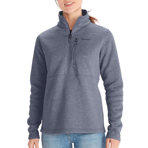 MARMOT Women's Drop Line 1/2 Zip Pullover Jacket - Lightweight, Breathable 100-Weight Sweater Fleece
