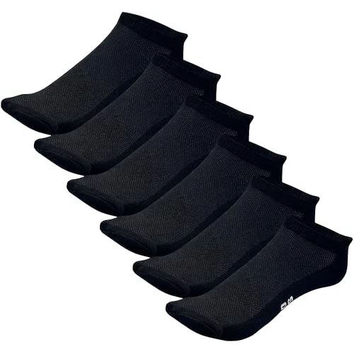 No Show Bamboo Workout Socks Women & Men 3 Pairs - Soft & Comfortable