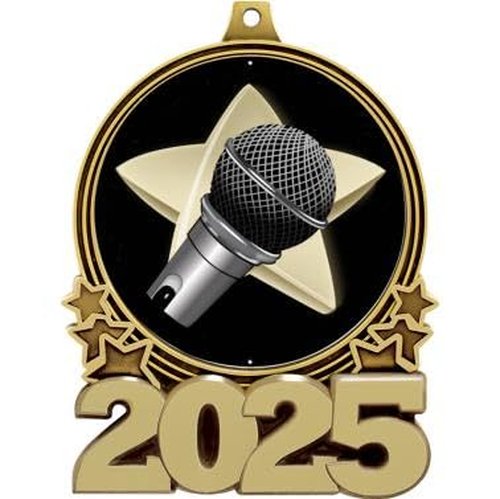 Microphone Soloist Medal, Singing 2025 Gold Medal Awards