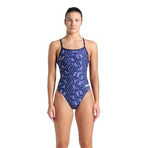 Arena Womens Arena Performance Women's Escape Team Print Challenge Back Ladies Training Swimsuit