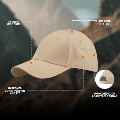 Unisex 6 Panel Cap - Adjustable Tactical Hat for Men & Women