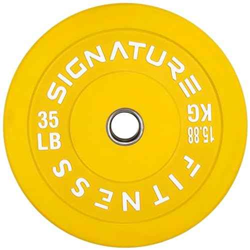 Fitvids 2" Olympic Bumper Plate Weight Plates with Steel Hub, Single, Pair or Set