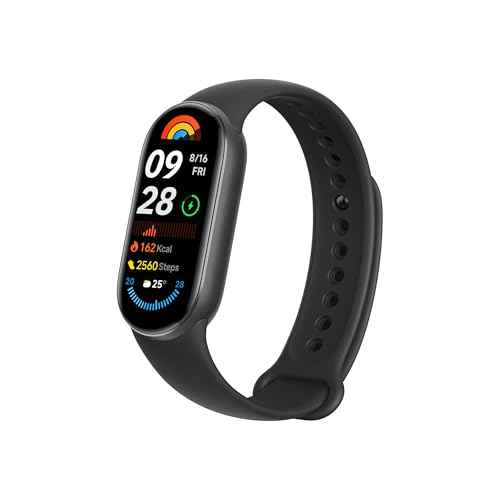 Xiaomi Smart Band 9 Global Version (2024) 1.62" Amoled Display | 233 mAh Battery | up to 21 Days of Battery Life | Over 150 Workout Modes | BT 5.4 | 50M Water Resistant - Midnight Black