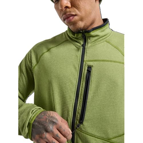 Burton Men's Stockrun Grid Half-Zip Fleece