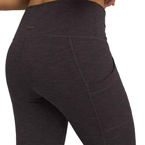prAna Plus Size Becksa 7/8 Leggings Black Heather 3X 25