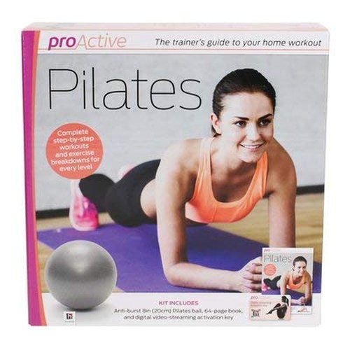 Hinkler Proactive Pilates Step-by-Step Home Workout and Exercise Breakdowns Complete kit