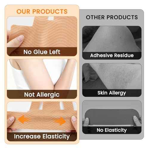 Precut Kinesiology Tape for Shoulder, 10 Pcs Athletic Knee Tape for Shoulder Pain Relief Waterproof Elastic Supports Hypoallergenic Latex-Free Tape for Sports - Beige