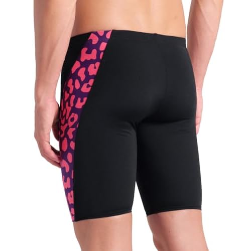 ARENA Men's Performance Leopard Skin Limited Edition Printed Swim Jammer