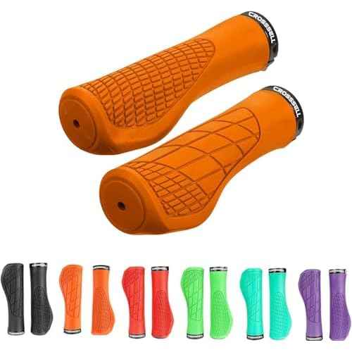 Ergonomic Bike Grips - Handlebar Grips for Mountain Bikes, Non-Slip Lock-On Grips