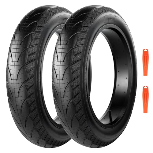 16-Inch Fat Tire for E-Bike Mountain Snow Bike Heavy Duty Off-Road Tire - Black