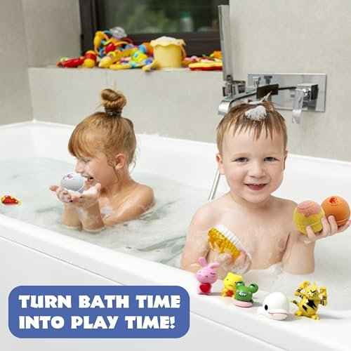 12 Bath Bombs for Kids with Surprise Toys Inside - Handmade in The USA from Natural Safe Ingredients for Sensitive Skin - 12 Different Scents with 12 Toys Inside- Gift for Girls and Boys