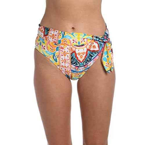 Convertible High Waist Pant Bikini Swimsuit Bottom