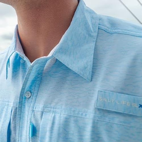 Salt Life Men's H20 Short Sleeve Fishing Shirt