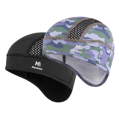 Breathable Skull Cap for Men - Cooling Hard Hat Liner with Neck Shade