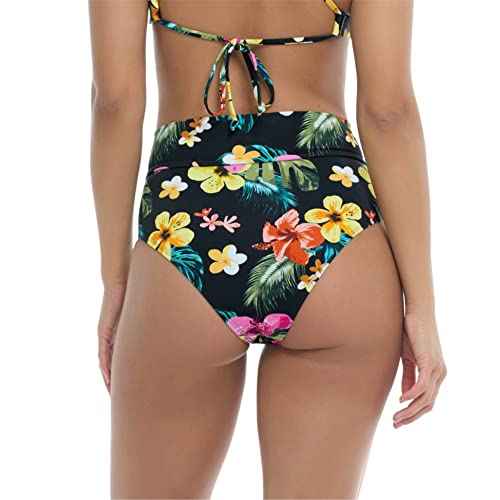 Body Glove Women's Standard Woodstock High Rise Bikini Bottom Swimsuit