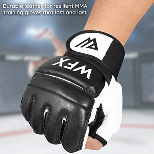 Large Black Boxing Gloves for MMA Karate Kickboxing Training