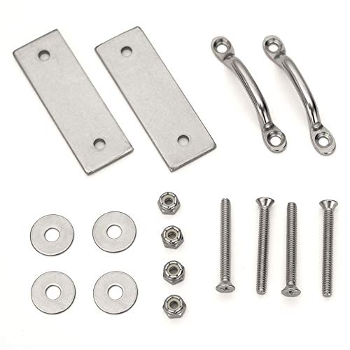 Boat Ladder Attachment Kit - Dock Ladder Hardware for RecPro Marine & Pontoon Ladders - Variation: Ladder Hardware