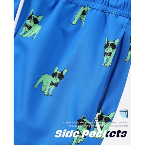 Boys Swim Trunks with Compression Liner 5T-16 Swimming Shorts Quick Dry Bathing Suit
