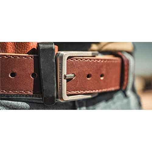 Magpul Tejas Gun Belt "El Original" 1.5 Inch Concealed Carry CCW Bullhide Leather and Reinforced Polymer Gun Belt