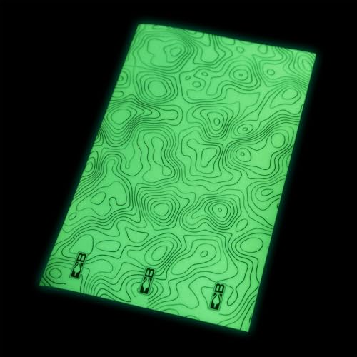 Bohning Glow in The Dark Topographical Arrow Wraps 13 Pack, 5.5", Large