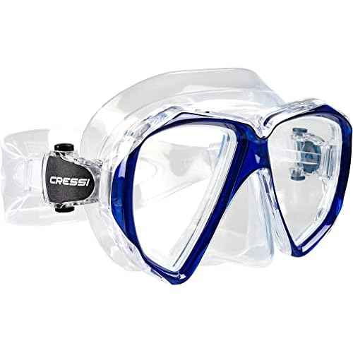 Cressi Adult Snorkeling Kit: Mask + Snorkel, Dual Lens Mask Made of Soft Silicone: Perfect Seal Ranger & Tao