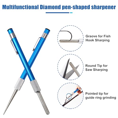 Purple Fishing Rod Eyelet Repair Kit - 27pcs Ceramic Guide Rings & Tweezers