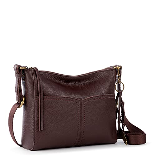 The Sak Alameda Leather Crossbody Purse - Leather Women's Handbag for Everyday & Travel - Cross Body Bag With Zipper