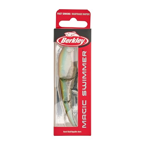Berkley Magic Swimmer Freshwater Hard Bait - Perfect Ghost 3.75in 3/8oz
