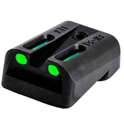 Truglo TFO Tritium & Fiber-Optic Sight Durable Snag-Resistant Glowing Night Sight, Compatible with Kimber 1911 Models with Fixed Rear Sight (Excluding Micro Series)