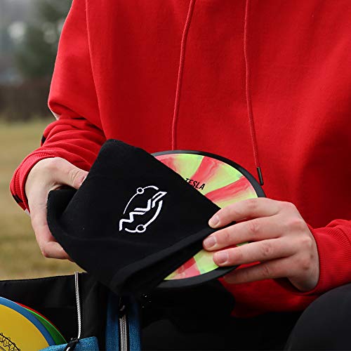 Disc Golf Towel - Absorbent Cotton, Portable Tri-Fold Design, Fits Any Bag