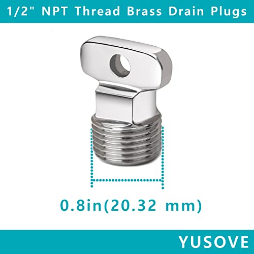 1/2 Inch NPT Stainless Steel Boat Drain Plug - Garboard Fitting