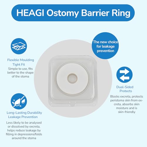 Ostomy Barrier Ring 10PCS Thick 4mm Moldable Hydrocolloid 48mm - Variation of THIS Listing