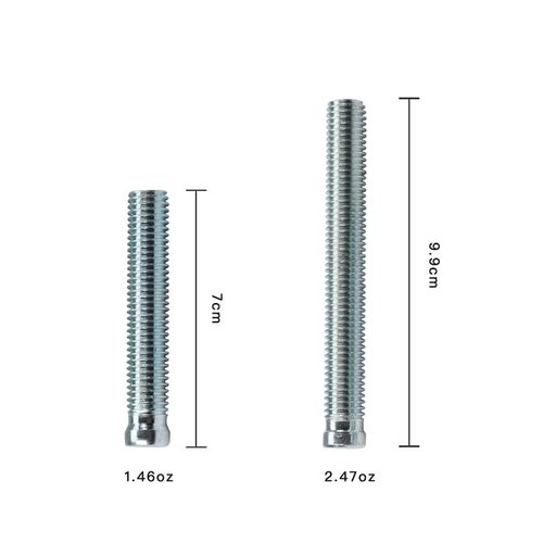 CRICAL 2 Pieces of Billiards Cue Stick Weight Bolts Adjustable Billiard Accessories (1.46/2.47oz)