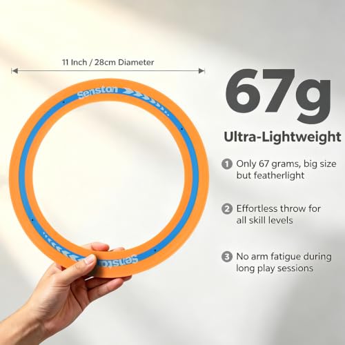 11 Inch Soft Flying Discs 3 Pack for Outdoor Play Backyard Pool Family Fun
