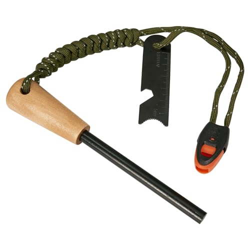 Fire Starter Survival Tool Kit with Ferro Rod Paracord Lanyard & Multi-Tool - Variation 1