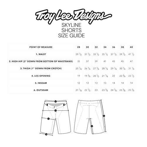 Troy Lee Designs Skyline Air Short with Liner for Mountain Biking MTB BMX