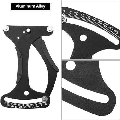 QWORK Bicycle Spoke Tension Meter Measuring Tool - High-Precision Aluminum Alloy Bicycle Wheel Tool for MTB & Road Bikes