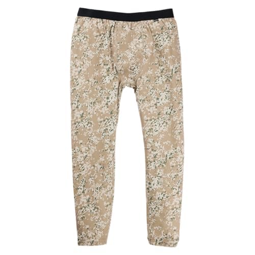 Burton Men's Midweight Base Layer Pants, Snowfall Camo, XL