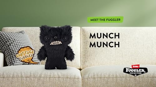 Fuggler Fart Face 9-Inch Plush Toy - Series 1 Munch Munch Black Long Variation