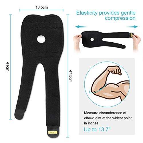Adjustable Elbow Support Brace for Tendonitis and Sports Injuries