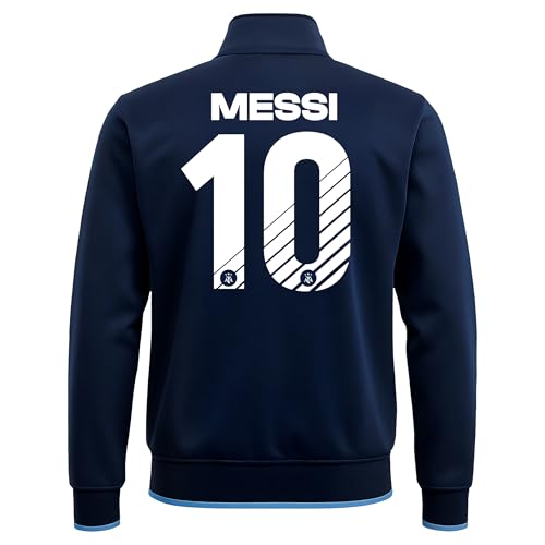 Argentine Football Association Lionel Messi Unisex Track Jacket - Navy Medium - Argentina Variation